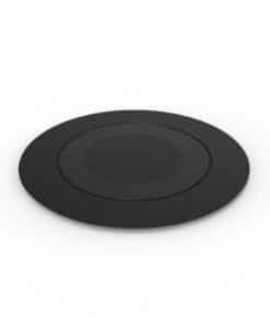 Base Circular plástico 20cm Negro