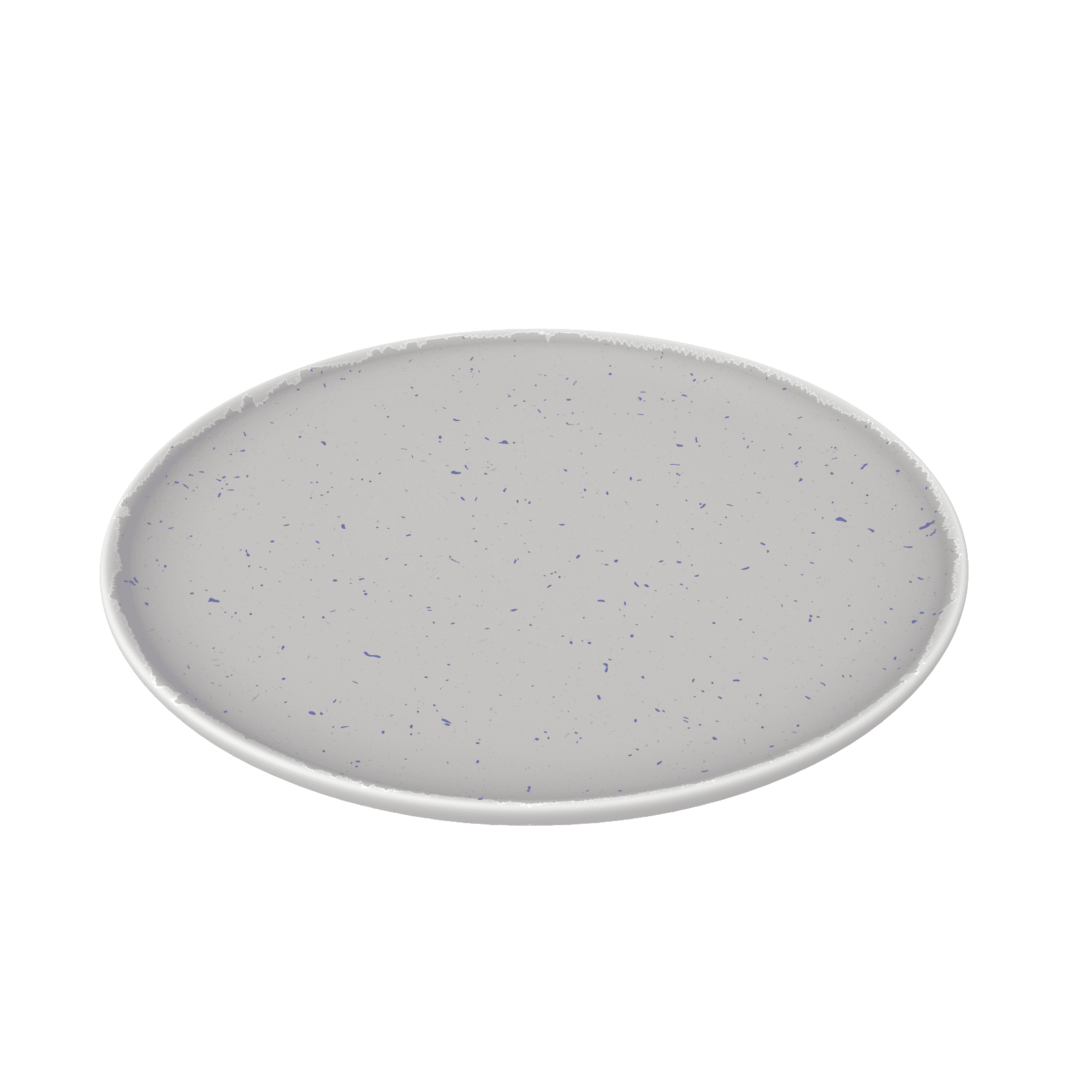 Fuente Melamina Oval 30x23cm Gris