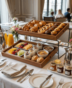 Alternative view of Atril Doble con Bandejas Lumiere