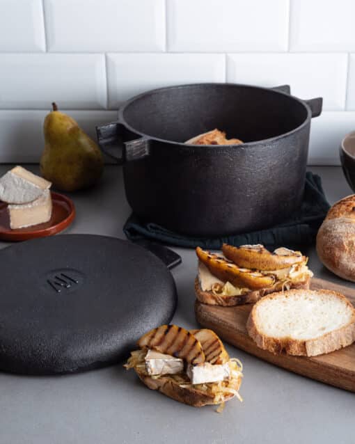 Olla de hierro Bruna 5.5 lts (con tapa) - Dutch Oven - Imagen 2
