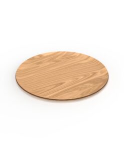 Bandeja Circular de Madera 38cm