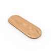 Bandeja Oval de Madera 55cm