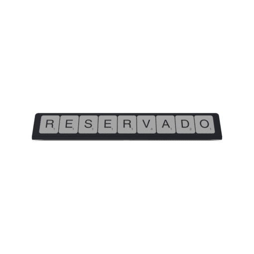Cartel Reservado Scra - Imagen 2