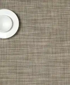 Individual rectángulo HORECA 30x41- Línea Minibasketweave - Color Soapstone