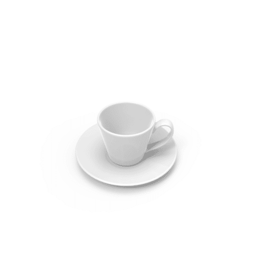 Taza Café / Pocillo 60 cc con plato
