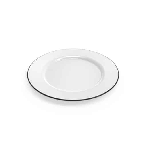 Plato Porcelana Postre con Ribete 19