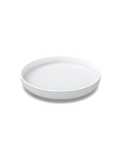 Plato Pasos 21 cm (Blanco Mate)