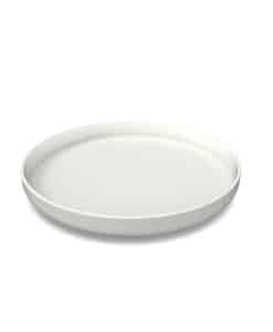 Plato Pasos 25 cm (Blanco Mate)