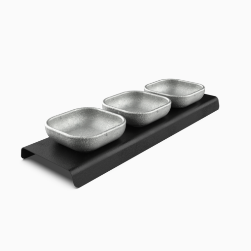 Porta Dip Triple (con dips de aluminio)