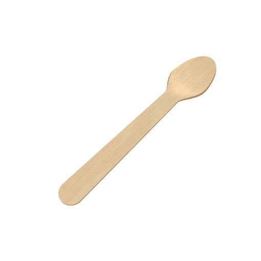Cuchara de Madera biodegradable 14 cm (x100)