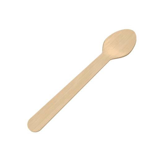 Cuchara de Madera biodegradable 16 cm (x100)