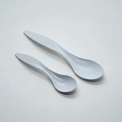 Cuchara Eulogia blanca grande (x100) - Imagen 3