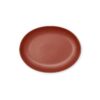 Plato Oval 36 Terracota