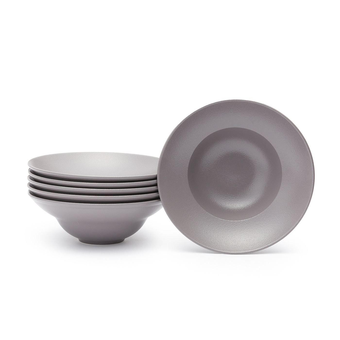 Plato Hondo Gourmet Gris - AjiDiseño